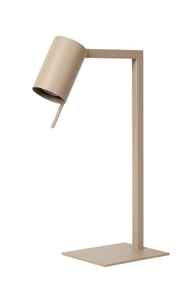 Lucide LESLEY - Desk lamp - 1xGU10 - Taupe - turned off